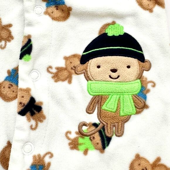 Carter’s Child of Mine Fleece Footed Pajamas (2 Pairs) - Picture 9 of 13